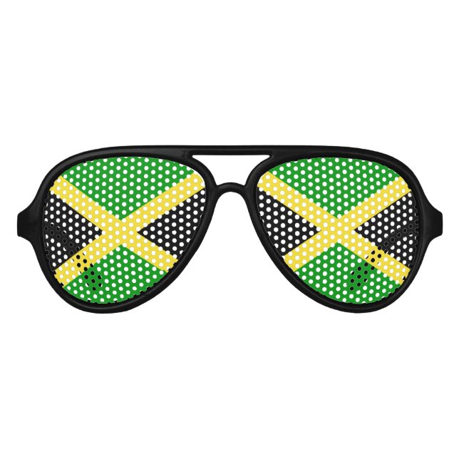 Gafas De Fiesta De Aviador Jamaica (Anverso)
