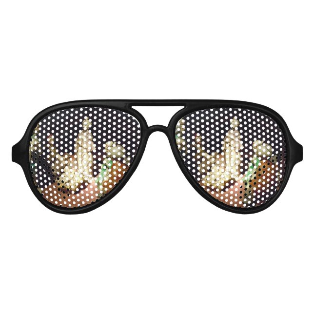 Gafas De Fiesta De Aviador Jesús nació (Anverso)