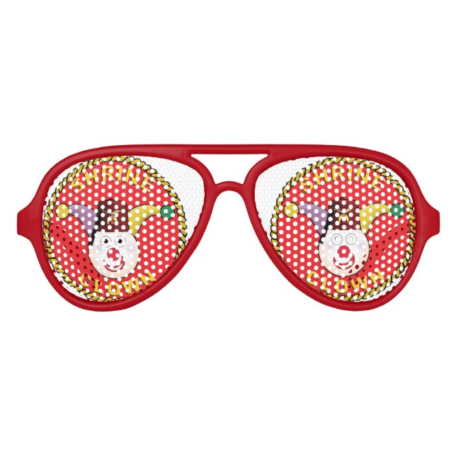 Gafas De Fiesta De Aviador ¡Los tonos de payaso del Shrine! (Anverso)