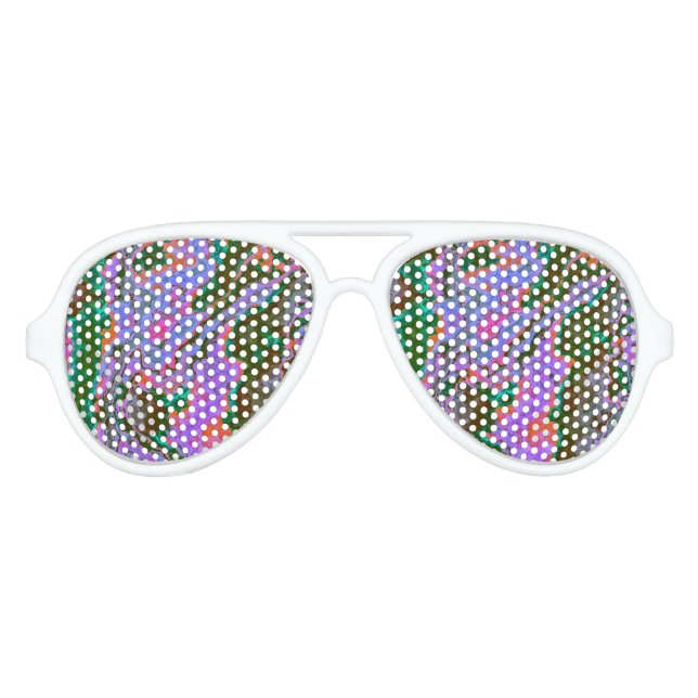 Gafas De Fiesta De Aviador Marble agrio (Anverso)