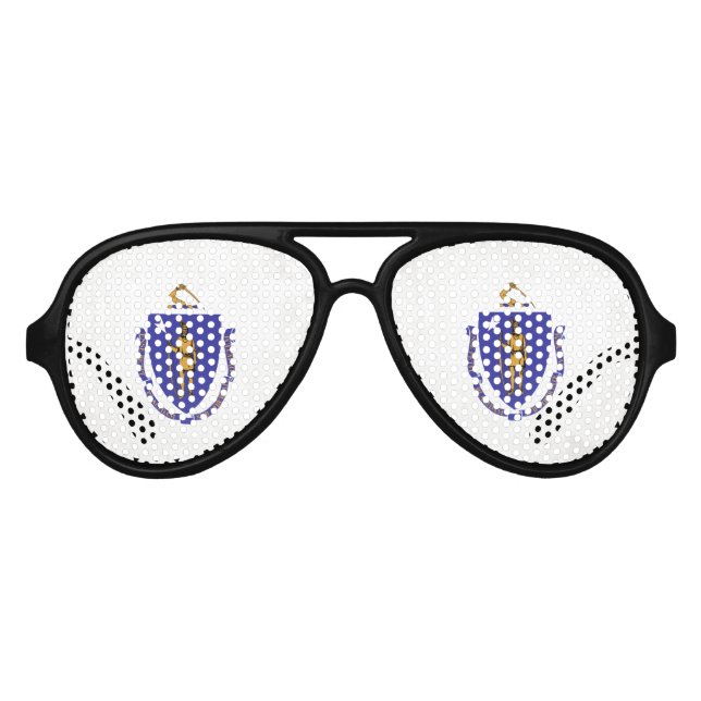 Gafas De Fiesta De Aviador Massachusetts (Anverso)