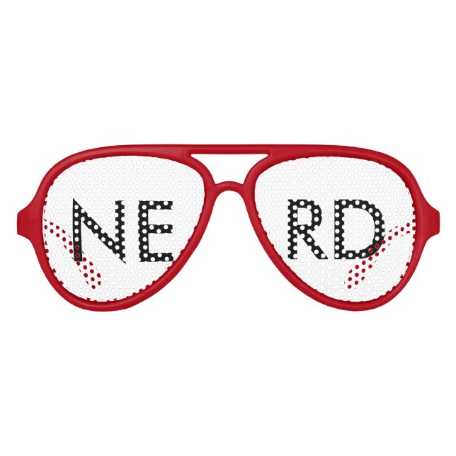 GAFAS DE FIESTA DE AVIADOR NERD SUNGLASSES (Anverso)