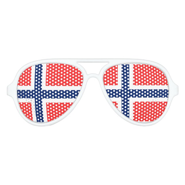 Gafas De Fiesta De Aviador Noruega (Anverso)