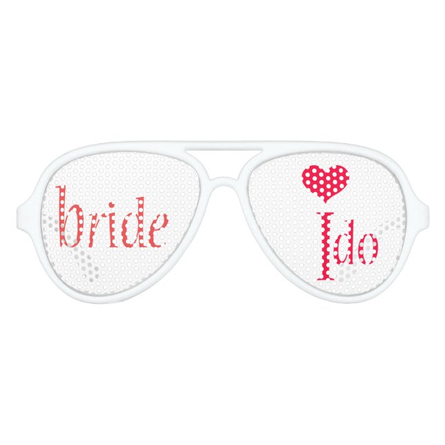 Gafas De Fiesta De Aviador Novia Yo Hago Fiestas (Anverso)