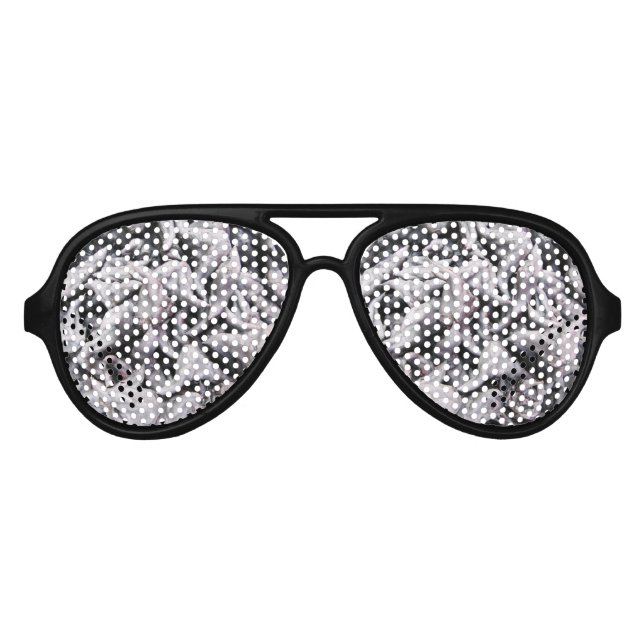 Gafas De Fiesta De Aviador Nueces de búfalo - Caltropo de agua (Anverso)