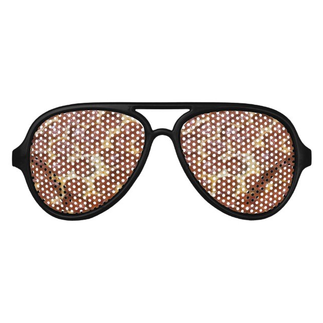 Gafas De Fiesta De Aviador Pepperoni Pizza (Anverso)