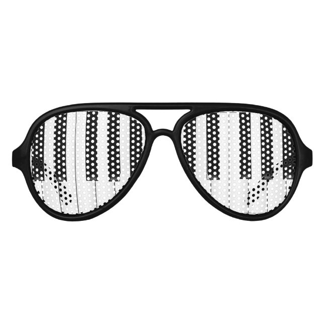 Gafas De Fiesta De Aviador Piano (Anverso)