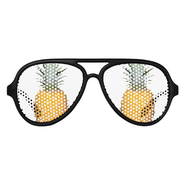 Gafas De Fiesta De Aviador Piña tropical (Anverso)