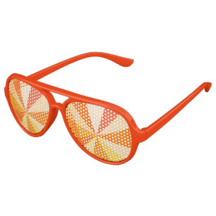 Gafas De Fiesta De Aviador Pop Art Modern 60 Rayos Geométricos divertidos en 