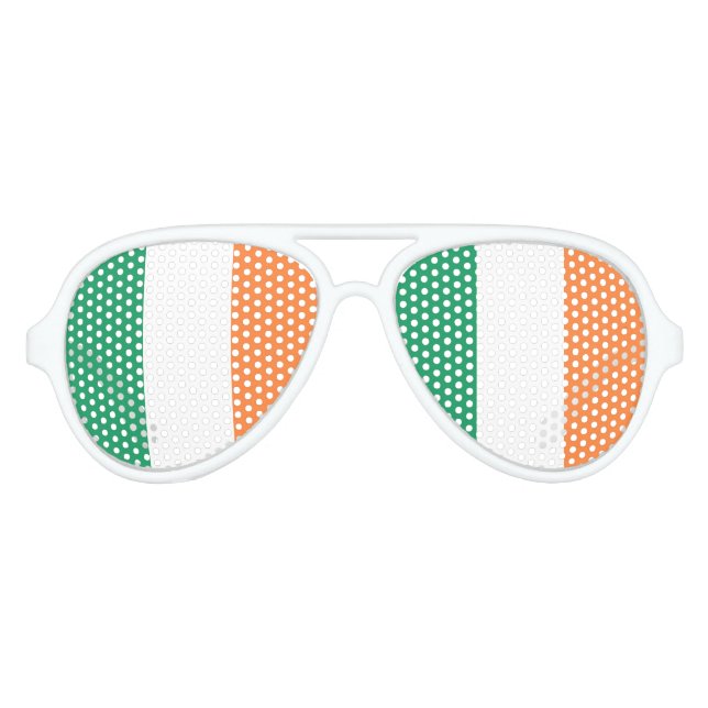 Gafas De Fiesta De Aviador Pscant de bandera irlandesa (Anverso)