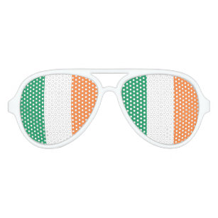 Gafas De Fiesta De Aviador Pscn de bandera irlandesa