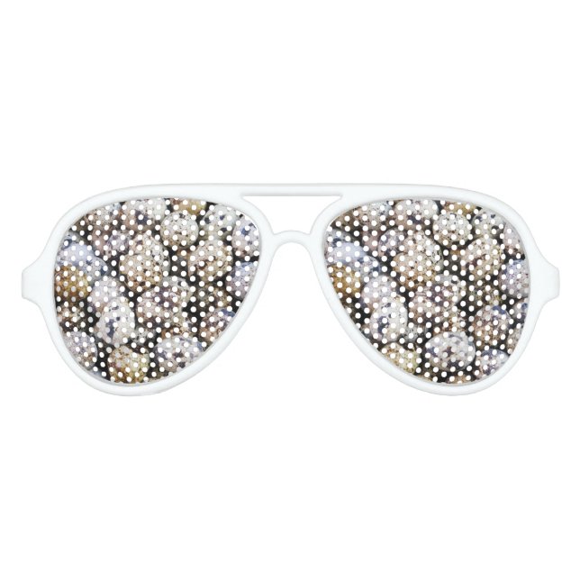 Gafas De Fiesta De Aviador Quail Eggs (Anverso)