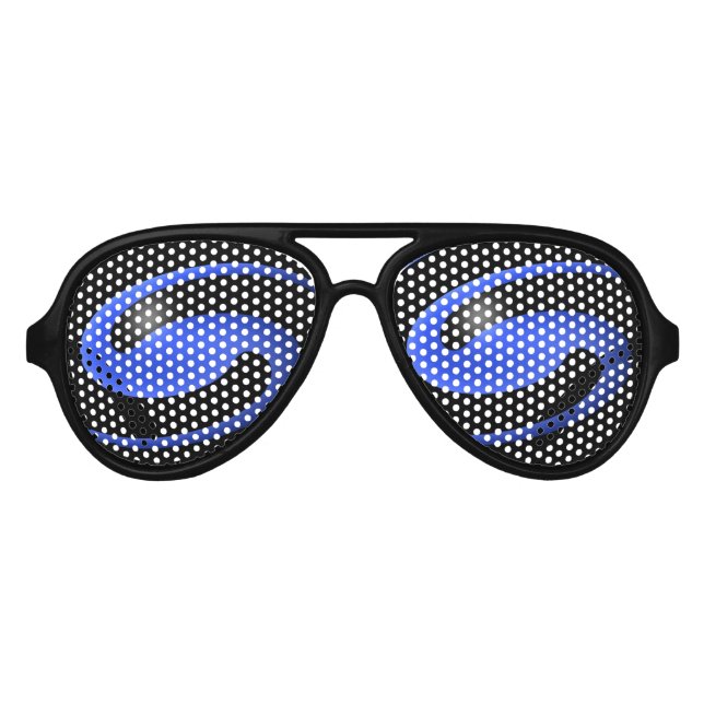 Gafas De Fiesta De Aviador Sombras delgadas de la línea azul de Guay (Anverso)