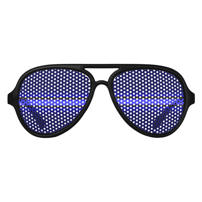 Gafas De Fiesta De Aviador Sombras delgadas de la línea azul de Guay (Anverso)
