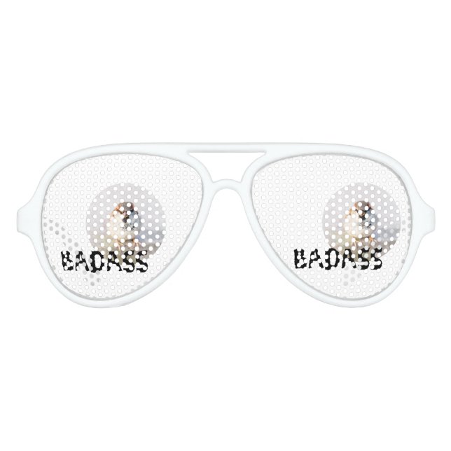 Gafas De Fiesta De Aviador Sparrow - Badass (Anverso)
