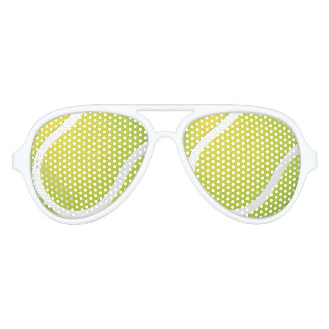 Gafas De Fiesta De Aviador Tenis | Ventilador deportivo (Anverso)