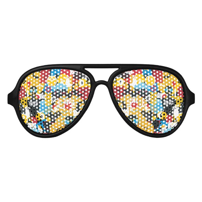 Gafas De Fiesta De Aviador Tiempo de verano (Anverso)