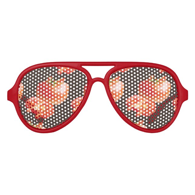 Gafas De Fiesta De Aviador Tomate fresco (Anverso)