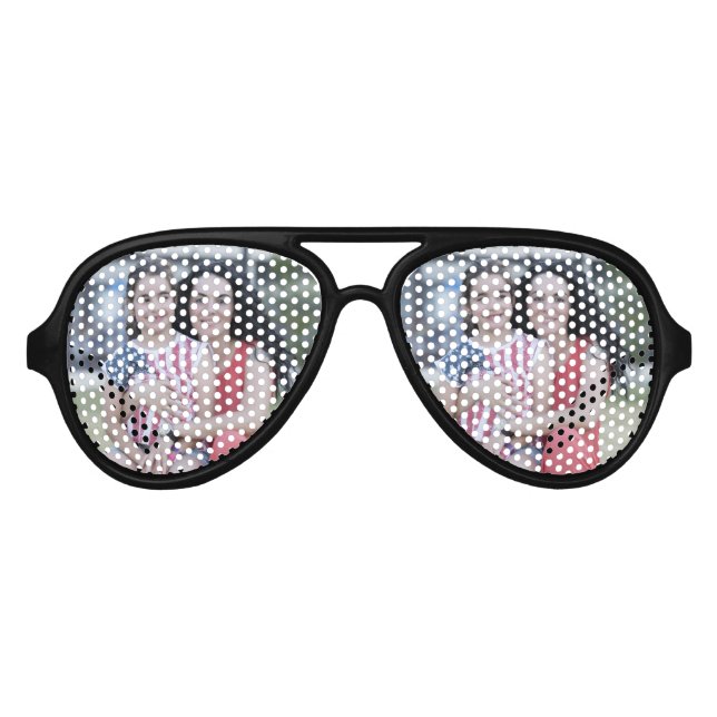 Gafas De Fiesta De Aviador Tonos fiestas personalizados. ¡Haz lo tuyo! (Anverso)