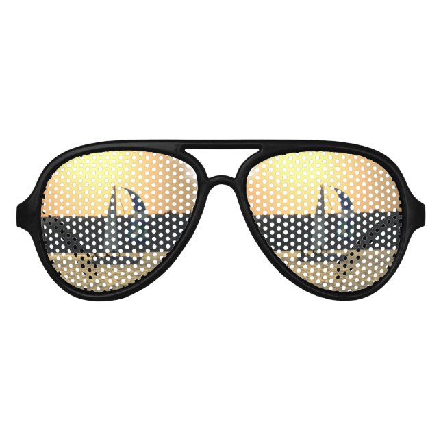 Gafas De Fiesta De Aviador vela-51 (Anverso)
