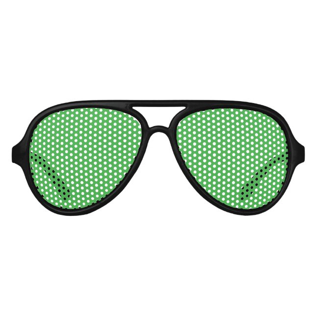 Gafas De Fiesta De Aviador Verde (Anverso)