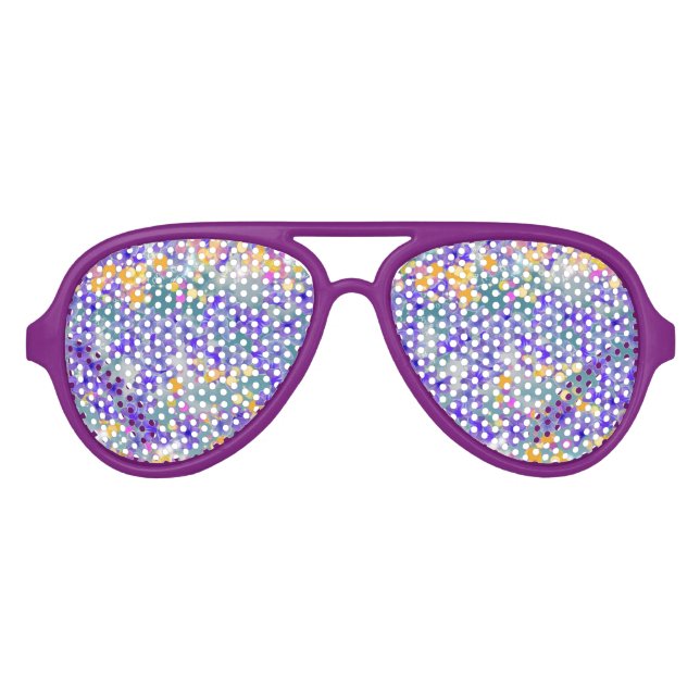 Gafas De Fiesta De Aviador Violetas (Anverso)