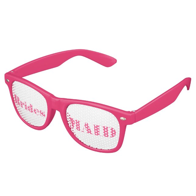 Gafas de fiesta de despedida de soltera rosadas (Ángulo)