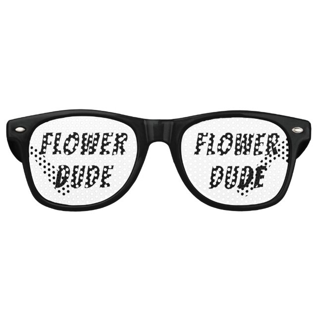 Gafas de Fiesta de Flower Dude (Anverso)
