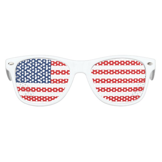Gafas de Fiesta de la bandera de Estados Unidos (Anverso)