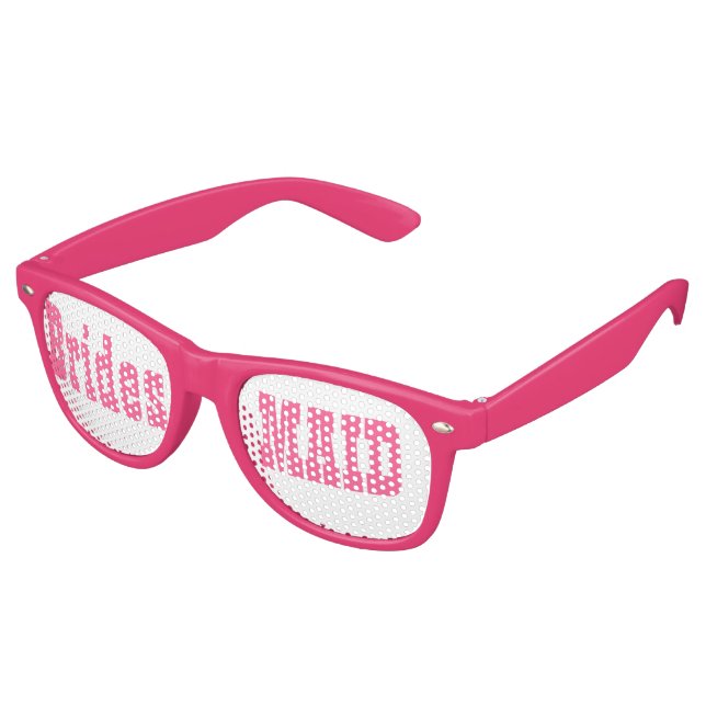 Gafas de Fiesta de la dama de honor rosa (Ángulo)