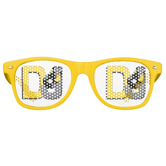 Gafas de fiesta de personalizado DJ (Anverso)