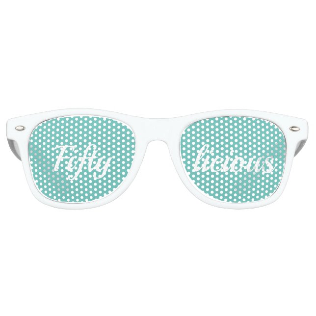 Gafas De Fiesta Retro 50 sombras blancas (Anverso)