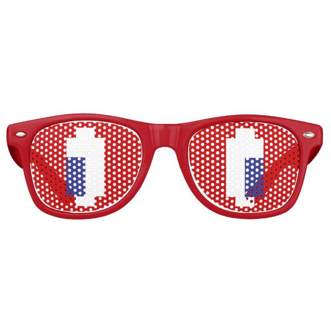 Gafas De Fiesta Retro 8 bits Pixel Manga Eyes (Anverso)