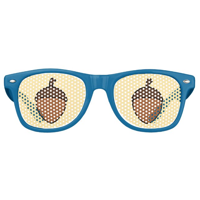 Gafas De Fiesta Retro Acorn Eyes Funny (Anverso)