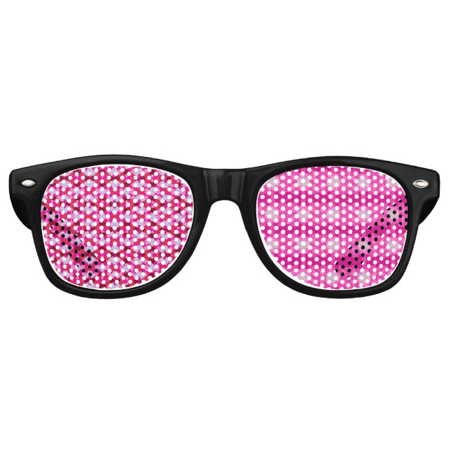 Gafas De Fiesta Retro Aesthetic pink art abstract background (Anverso)