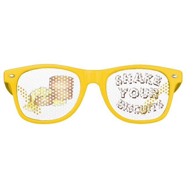 Gafas De Fiesta Retro Agitar tus Biscuits Divertido Sausage Gravy (Anverso)