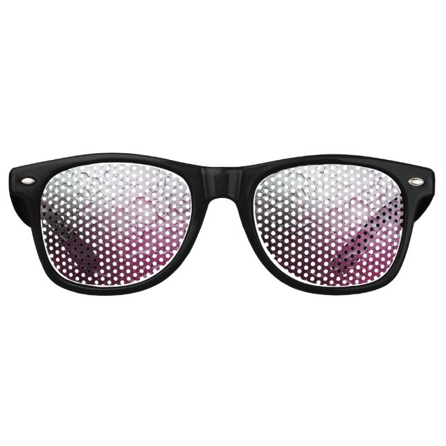 Gafas De Fiesta Retro agua púrpura (Anverso)