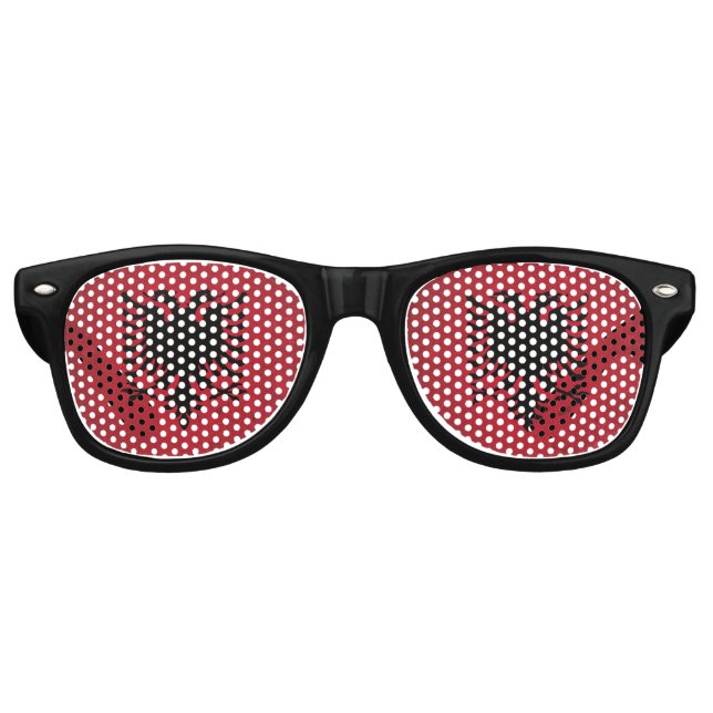 Gafas De Fiesta Retro Albania (Anverso)