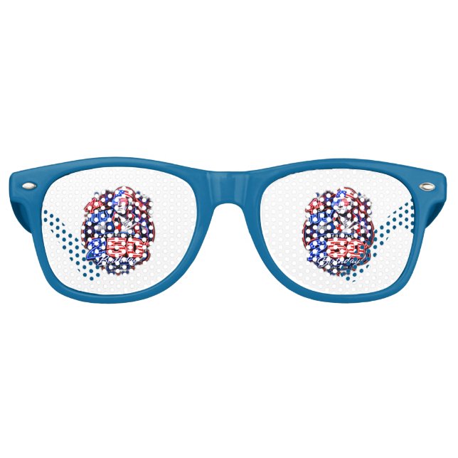 Gafas De Fiesta Retro América 250 Dos (Anverso)