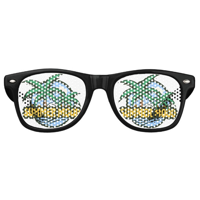 Gafas De Fiesta Retro Ánimo de verano (Anverso)
