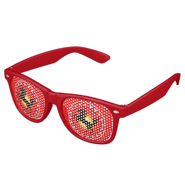Gafas De Fiesta Retro Año del Caballo (Ángulo)