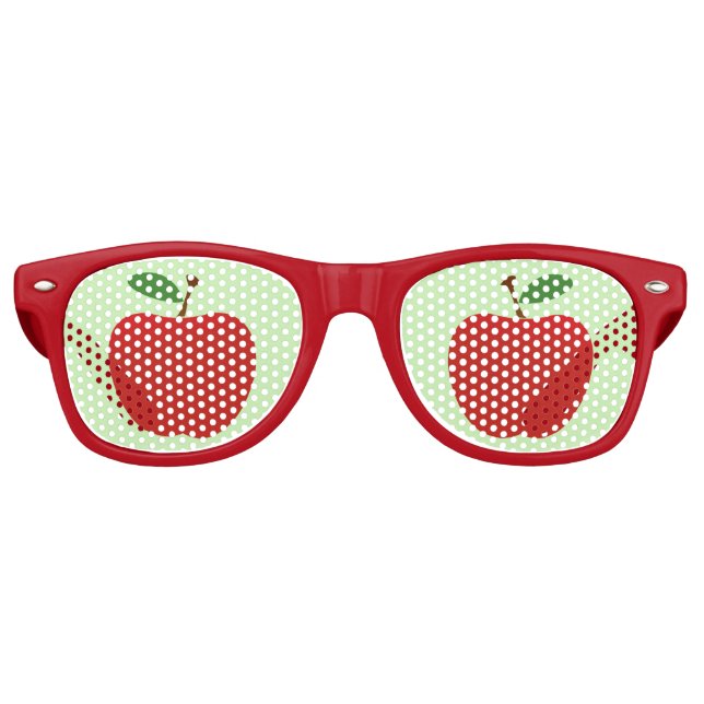 Gafas De Fiesta Retro Apple de My Eye Funny (Anverso)