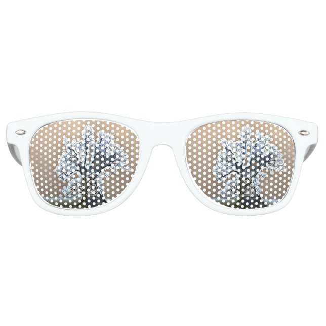 GAFAS DE FIESTA RETRO ÁRBOL ÚNICO (Anverso)