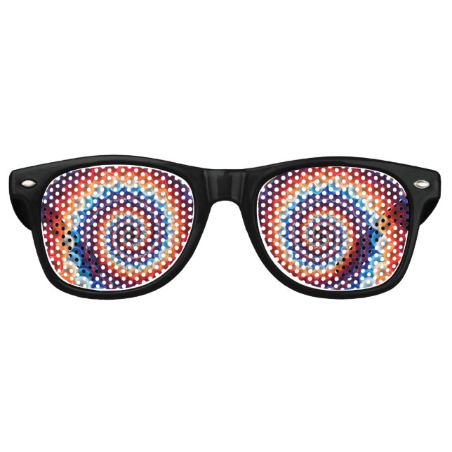 Gafas De Fiesta Retro Arcoíris  (Anverso)