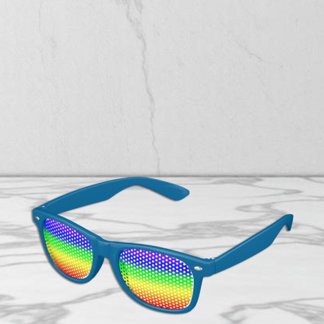 Gafas De Fiesta Retro Arcoíris (Subido por el creador)