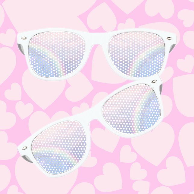 Gafas De Fiesta Retro Arcoiris de esperanza - pastel, boda (Subido por el creador)