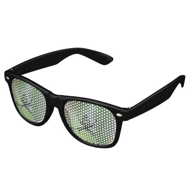 Gafas De Fiesta Retro Argiope bruennichi (Ángulo)