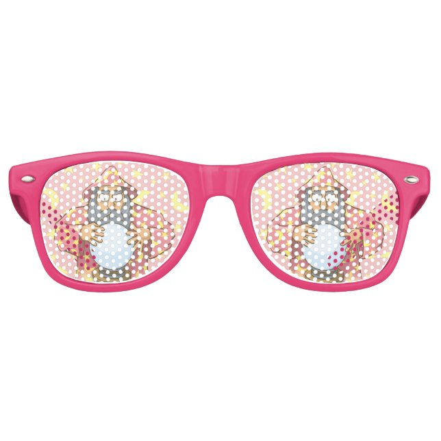 Gafas De Fiesta Retro Asistente con bolas (Anverso)