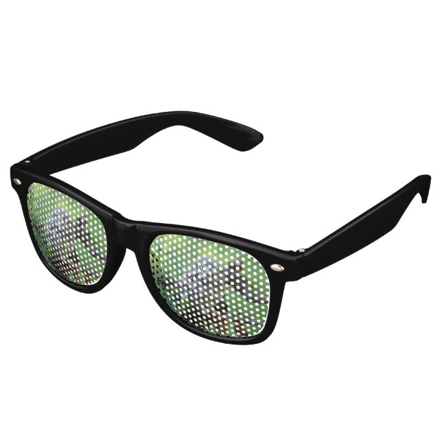 Gafas De Fiesta Retro Athene noctua (Ángulo)