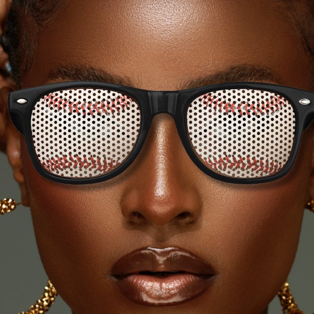 Gafas De Fiesta Retro Atleta deportiva de béisbol (baseball retro sunglasses)